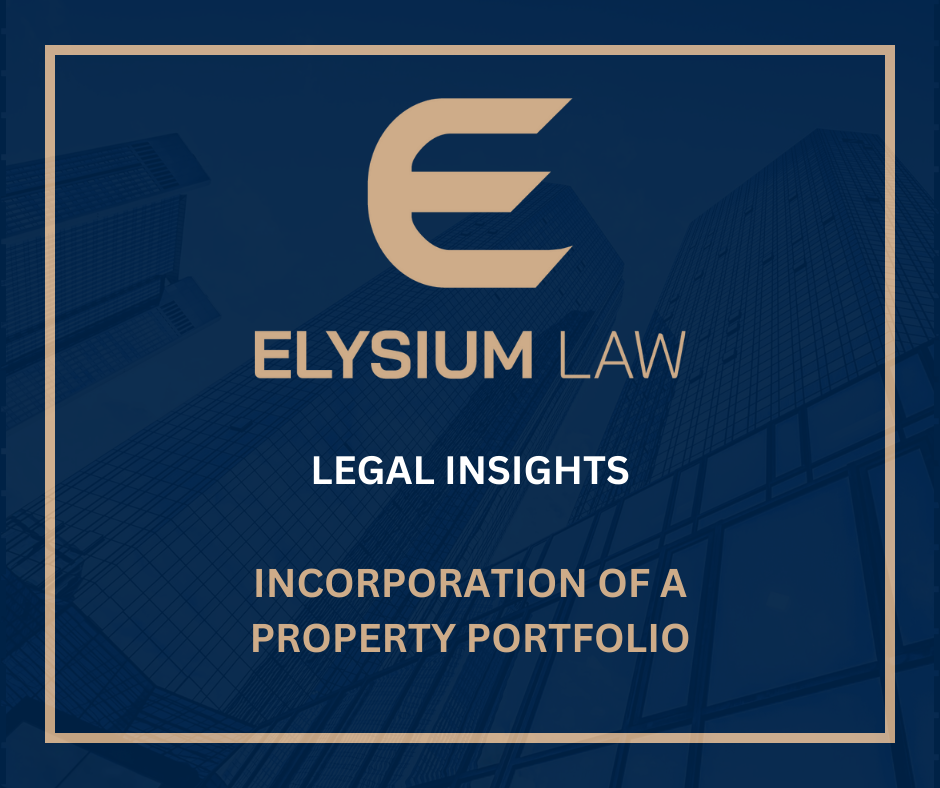 Incorporation of a Property Portfolio