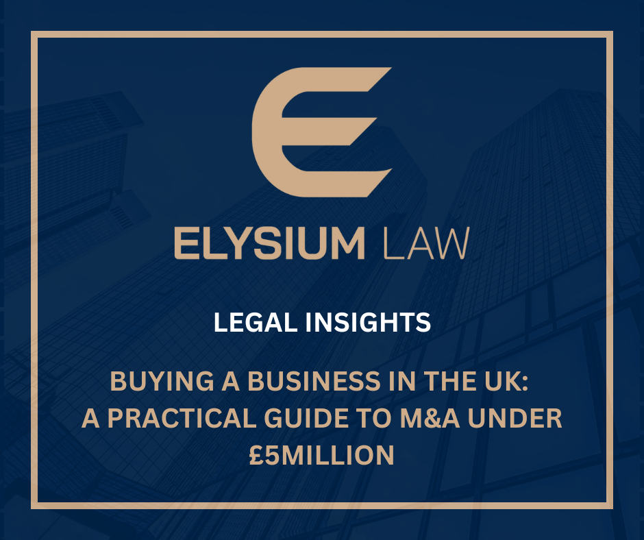 Buying a Business in the UK: A Practical Guide to M&A Under £5million