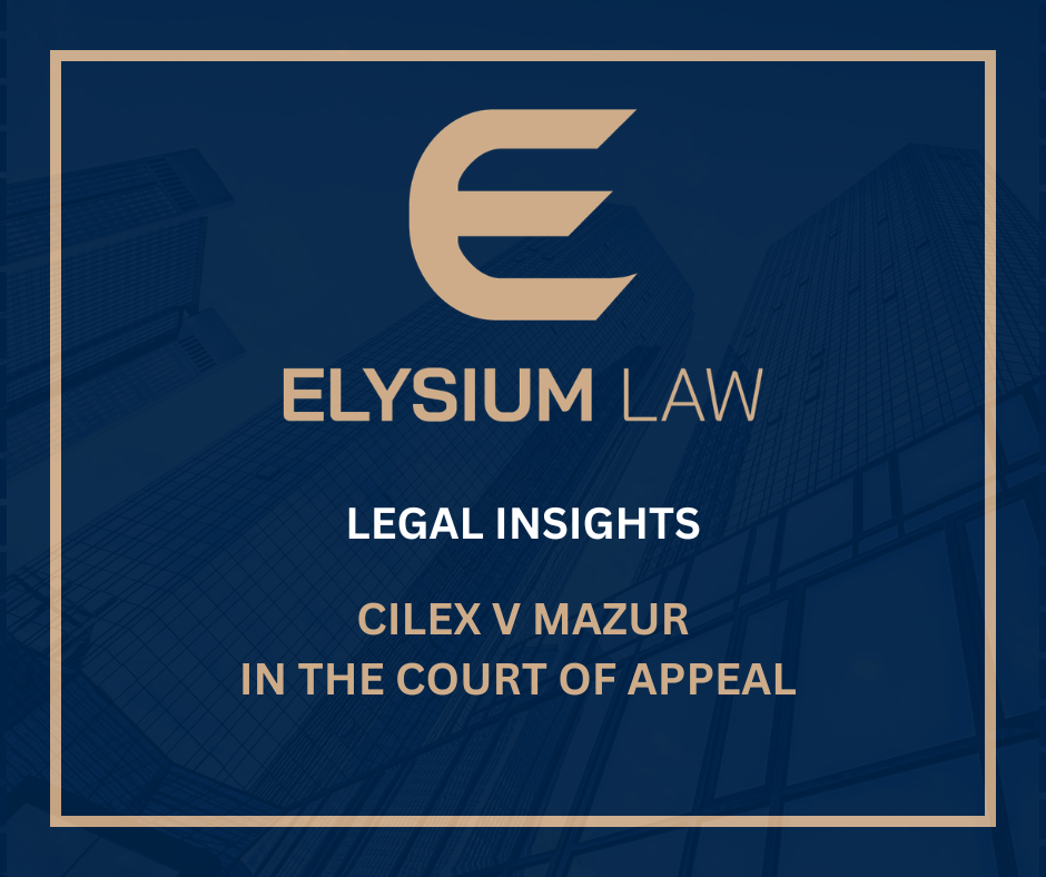 CILEX v Mazur in the Court of Appeal